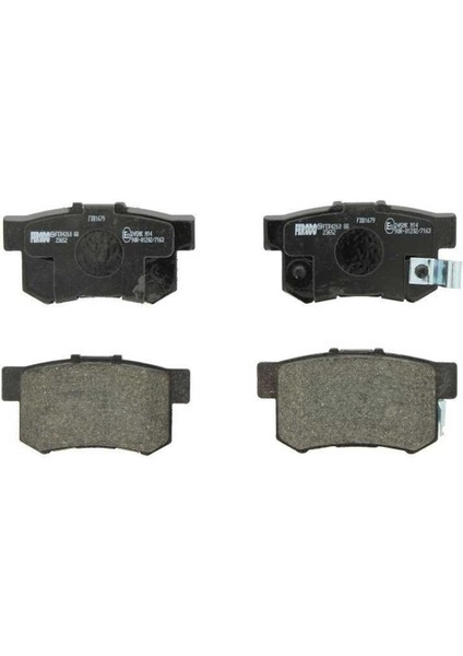 Honda Civic Fd6 1.4 Hybrid Arka Fren Balatası 2007-2011 Ferodo Takım