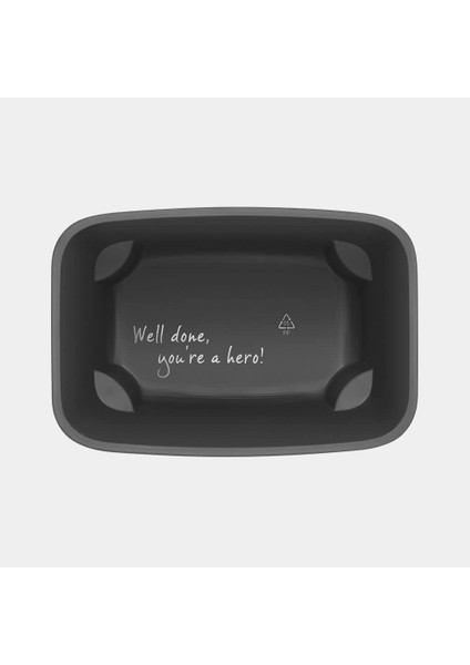 Ayaklı Çöp Kovası 4l Matt Black