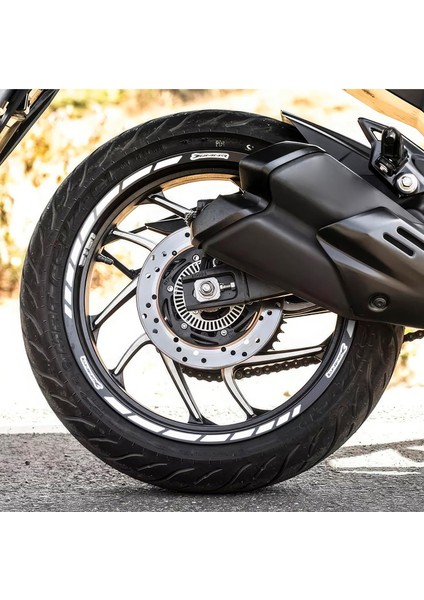 Bajaj Dominar 250 / 400 2017-2024 Uyumlu Jant Şeridi Reflektif Gri modelleri