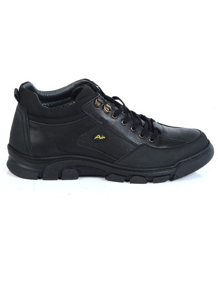 3262 Siyah Kaçuk Kürklü Erkek Deri Bot fiyatları