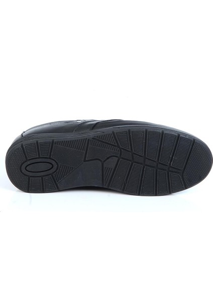 E835 Siyah Kauçuk %100 Deri Erkek Casual Ayakkabı fırsatları