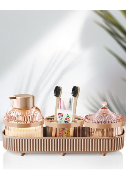 4 Parça Salta Banyo Seti Banyo Düzenleyici Organizer fiyatları