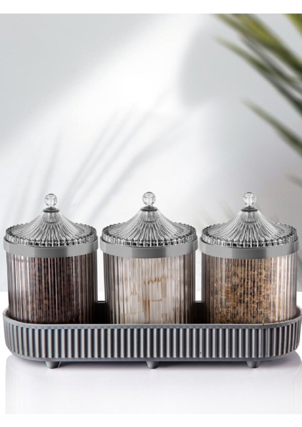 4 Parça Gri Junin Large Mutfak Seti fiyatları