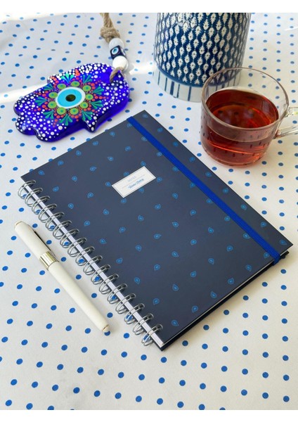 Spiralli Defter Sert Kapak 192 Sayfa 96 Yaprak 17X24 cm 90GR. Kareli