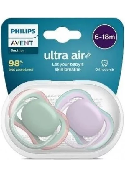 Philips Avent Emzik Ultra Air 6-18 Ay Unisex