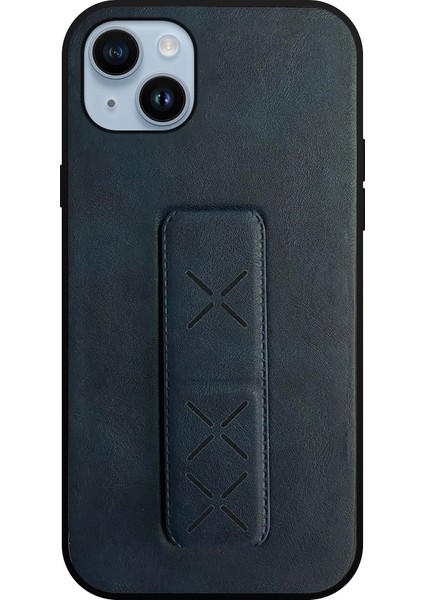 iPhone 14 Plus Kılıf Hialus Stant Tutuculu Deri Kapak