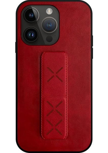 iPhone 14 Pro Kılıf Hialus Stant Tutuculu Deri Kapak