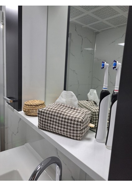 El Yapımı Peçetelik Islak Mendil ve Aksesuar Kılıf Çanta Açık Kahve fırsatları