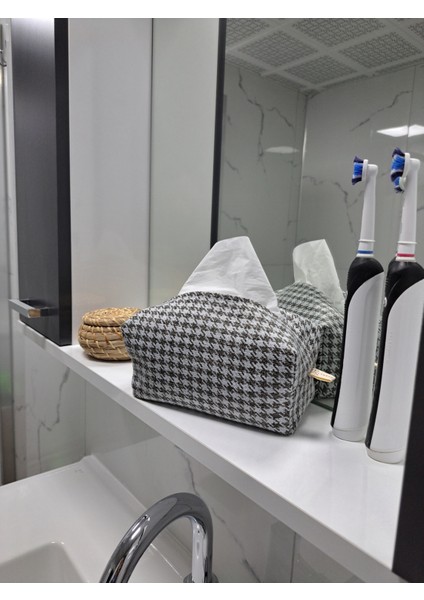 El Yapımı Peçetelik Islak Mendil ve Aksesuar Kılıf Çanta Gri fırsatları