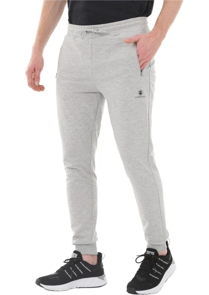 M-CT107 Basıc Jogger 3pr Erkek Eşofman Altı Gri Melanj S-Xxl