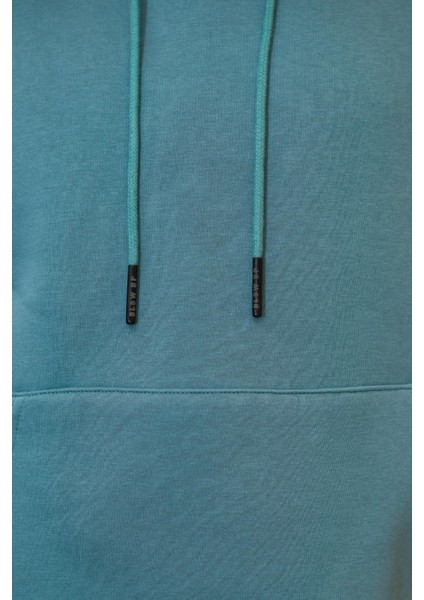 Kapşonlu 3 İplik Kalın İçi Polarlı Oversize Kangru Cepli Erkek Sweatshirt