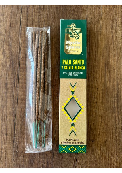 Mystic Spirits Palo Santo & White Sage Organik Çubuk Tütsü