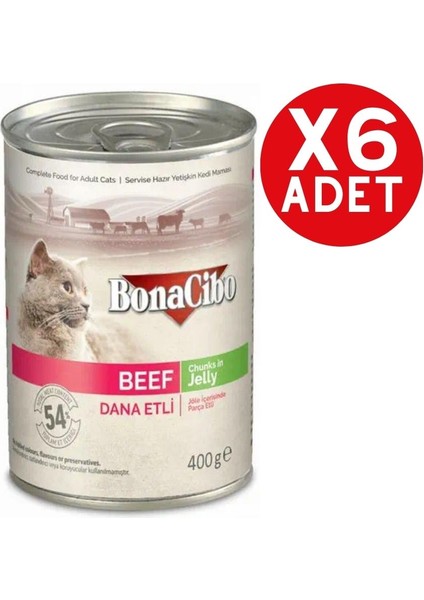 Jöleli Dana Etli Yaş Kedi Maması