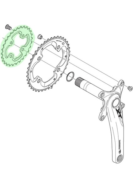 FC-M785 Tx - FC-M675 Slx - 64MM Bcd 28T Yaprak Dişlisi modelleri