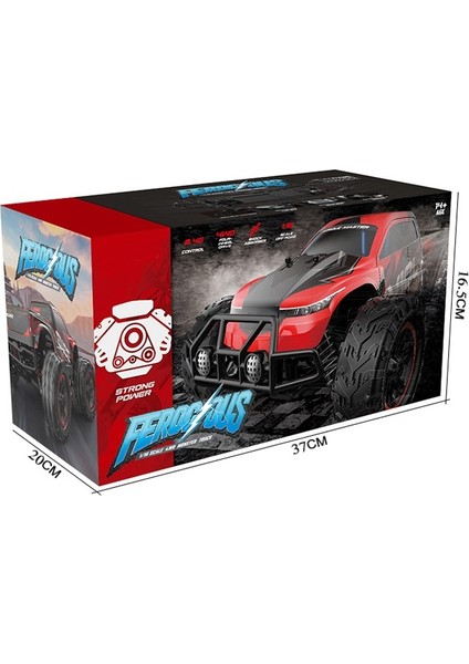 Extreme Elektrikli Thunder 40 Km Hız Yapan Araba Uzaktan Kumandalı Pickup Jeep 1/16 Ölçek Işıklı