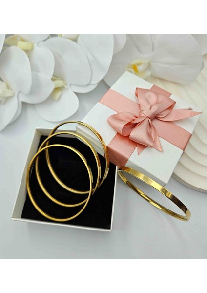 Mavidenizaccesories Çelik Ajda Bilezik Bebe Boy 3lü Çelik Bilezik modelleri