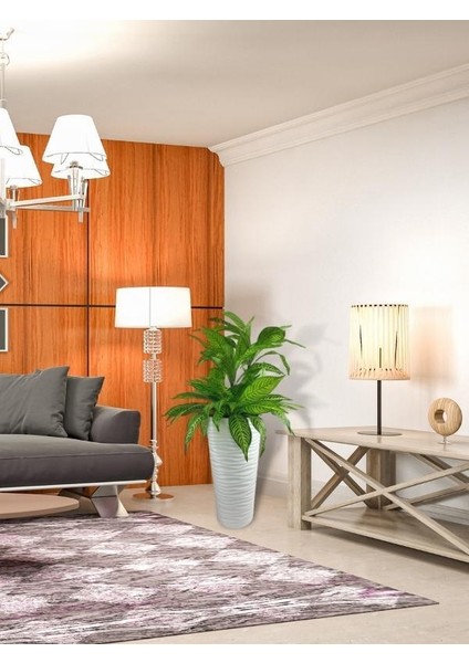 Yapay Çiçek Yukka Sarı Damarlı Salon Bitkisi Beyaz Uzun Kumsal Vazoda 120CM 60YAPRAK modelleri