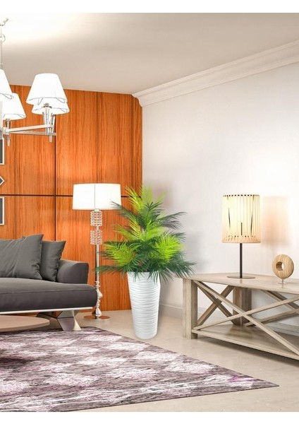 Yapay Çiçek Areka Salon Bitkisi Beyaz Uzun Kumsal Vazoda 130CM 45YAPRAK modelleri