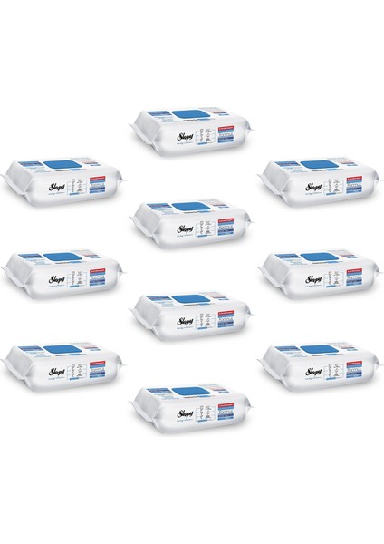 Easy Clean Sirke Karbonat Çamaşır Suyu Katkılı Yüzey Temizlik Islak Havlusu 100'lü 10 Paket