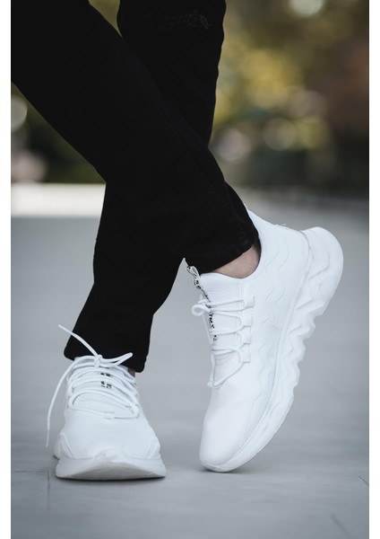Rcg 102 Bağcıklı Nakışlı Hafif Taban Erkek Sneaker
