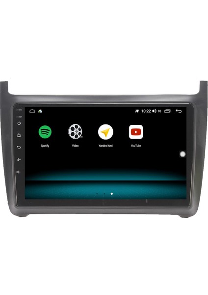 Volkswagen Polo 7 Android 13 Multimedya Carplay 4gb RAM+64GB HDD Navigasyon Ekran