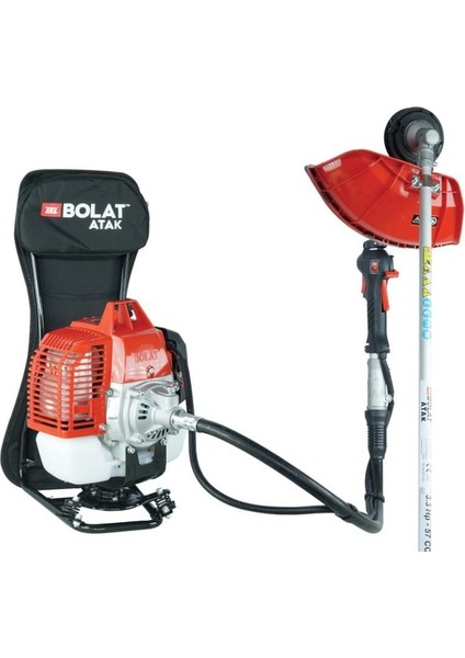 Motorlu Tırpan Bolat Atak BS-570 Sırt Tipi 3.3hp