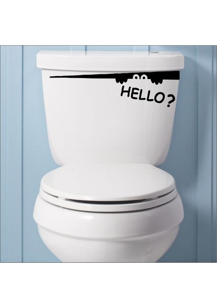 Hello? Klozet Sticker Siyah 18X5 cm fiyatları