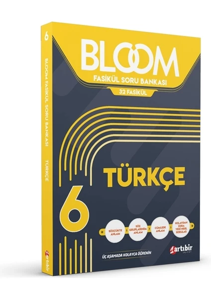 Artıbir Yayınları 6. Sınıf Bloom Türkçe 32 Fasikül Soru Bankası