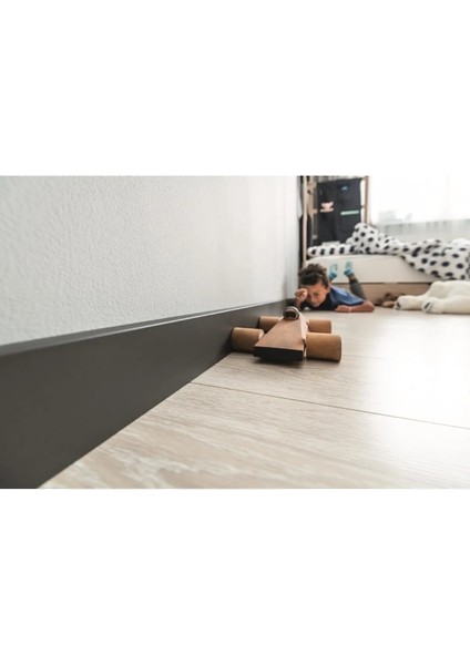 Antrasit Eko-T Model 10 cm Pvc Süpürgelik