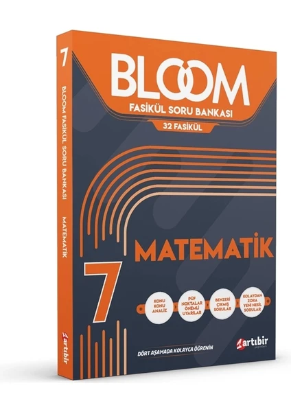 Artıbir Yayınları 7. Sınıf Bloom Matematik 32 Fasikül Soru Bankası