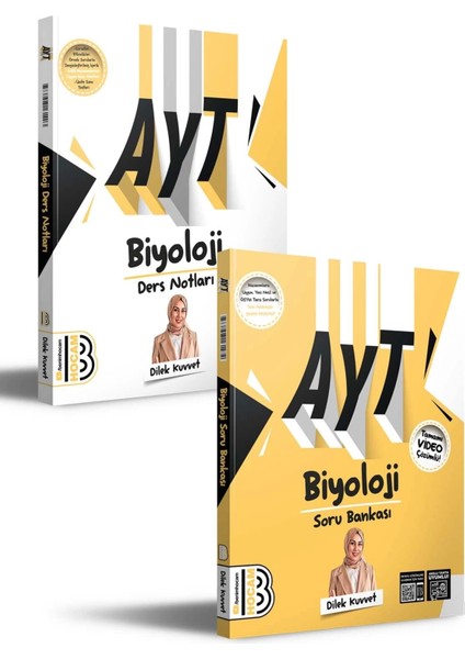 2024 AYT Biyoloji Ders Notları ve Soru Bankası Seti