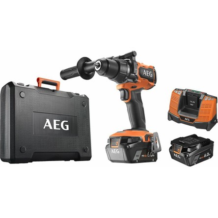 AEG Aeg BSB 18BL2-602K 18V 2x6.0Ah Çift Akülü Kömürsüz Darbeli Matkap – 4935481043