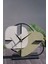 Muyika Brazil Metal Masa Saati Yeşil Krem 25X22CM 2