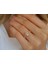 Pırlanta ve Beyaz Topaz Taşlı Henna Yüzük 0447R0040 4