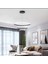 3 Katlı Halka Gold Gövde Sarkıt Model Modern LED Aydınlatma 3