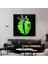 Yeşil Arabanın Kalbi Motor The Heart Of Lamborghini Kanvas Tablo 1