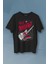 The Dollfins Müzik Şarkı Band Gitar Baskılı Siyah T-Shirt Unisex Tişört 1