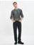 Triko Kazak Bisiklet Yaka Dokulu Slim Fit Uzun Kollu 2