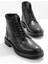 Siyah Leather Erkek Bot & Bootie E02759601003 1