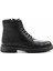 Siyah Leather Erkek Bot & Bootie E02759601003 2