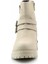 Beige Leather Kadın Bot & Bootie HD0777055603 4