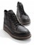 Siyah Leather Erkek Bot & Bootie E02733091103 1