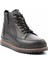 Siyah Leather Erkek Bot & Bootie E02733091103 3