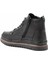 Siyah Leather Erkek Bot & Bootie E02733091103 4