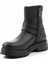 Black Leather Kadın Bot & Bootie HD0777055603 5