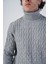 Erkek Yürütme Saç Balıkçı Yaka Triko Yün Kazak TRIST-5320 5
