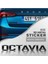 Octavia Yeni Tip Bagaj Yazısı Amblem 3D Sticker Siyah 1