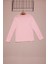 Pembe Uzun Kollu Kız Çocuk Düz Sweatshirt 16427 4