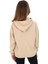 Krem Pengai Yazı Baskı Polarlı Kız Çocuk Sweatshirt 16462 4