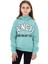 Yeşil Pengai Yazı Baskı Polarlı Kız Çocuk Sweatshirt 16465 3